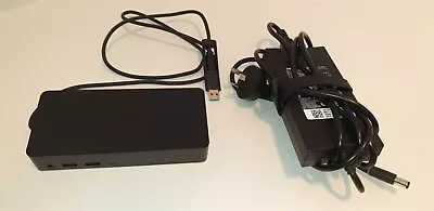 Genuine DELL D6000 USB-C USB 3.0 UNIVERSAL DOCK 4K SUPPORT 452-BCZF Used + Power • $99