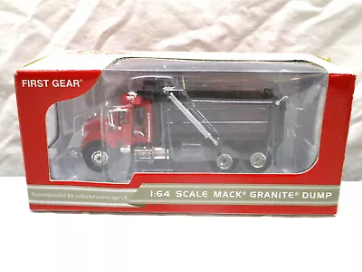 Red Mack Granite Dump Truck  By First Gear 1/64th Scale • $98