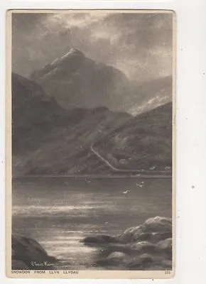 £2 • Buy Elmer Keene Snowdon From Llyn Llydau 1934 Art Postcard 322b