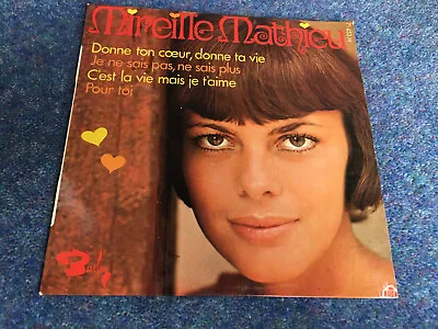 Mireille Mathieu Donne Ton Coeur Donne Ta Vie EP 4 Tracks Barclay 71 453 M • £8.99