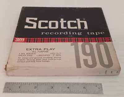 7  Reel To Reel Magnetic Recording Tape - Scotch Brand • $15.99