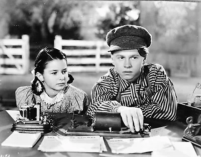 KC37-39  YOUNG TOM EDISON  Vintage 8 X 10  Photo + Negative MICKEY ROONEY 1940 • $12