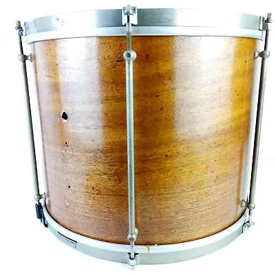 Ludwig 12x15 Universal Marching Snare Drum Tenor Tom Vintage30s 3ply Mahogany US • $301.45