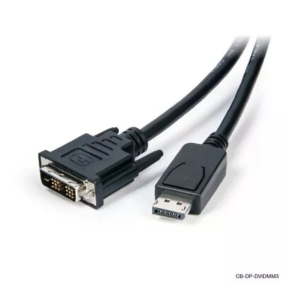 $14.99 • Buy Display Port DP Male To DVI-D Male Display Port Converter Adapter Cable 3M