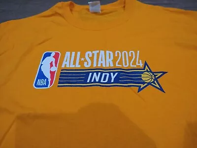 NBA All Star Game 2024 Indianapolis T-Shirt XL Indy Basketball Indiana Pacers • $24.99
