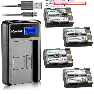 Kastar Battery LCD Charger For Konica Minolta NP-400 Maxxum 5D Maxxum 7D Camera • $32.99