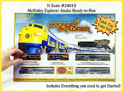 🚆 Bachmann N Scale #24010 MCKINLEY EXPLORER ALASKA Ready-to-Run Train Set NEW🚆 • $159.95