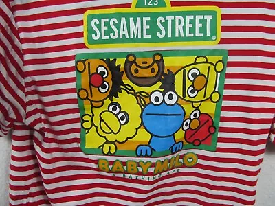 BAPE X Sesame Street Shirt Unisex 2XL Baby Milo Elmo Cookie Monster Big Bird • $74.95