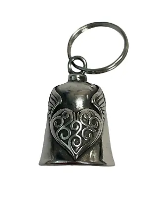 Heart Angel Wings Motorcycle Gremlin Biker Guard Ride Bell. Stainless Steel • $13.99