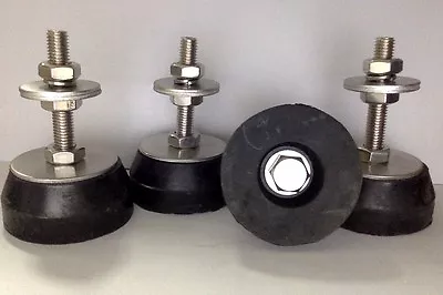 $25 • Buy Air Conditioner Bottom Base Set Of 4  Rubber Feet Stands Adjustable Heavy Duty