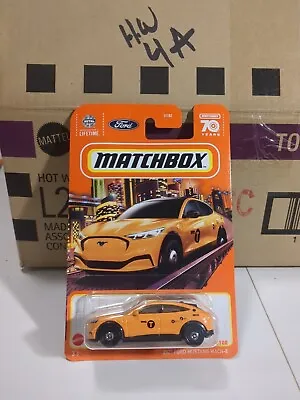 2023 Matchbox #22 2021 Ford Mustang Mach-E NYC Taxi • $4.50