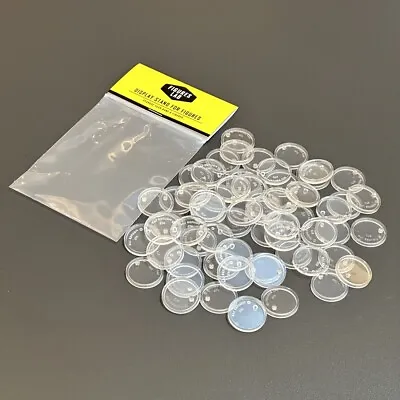 30X STAR WARS ACTION FIGURE DISPLAY STAND FOR VINTAGE FIGURES CLEAR 1'' Diameter • $12.34