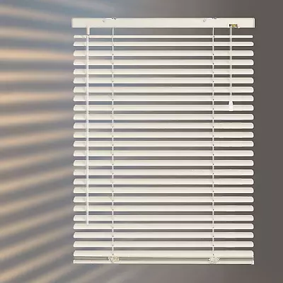 Corded Aluminum Mini Blinds Horizontal Window Blinds Anti-Uv Waterproof Light A • $50.87