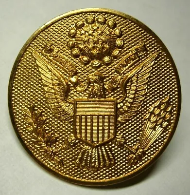 20s US Army Enlisted Gilt Hat Badge - JR Gaunt New York - Made In England  X • $70