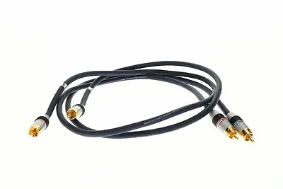 Monster Interlink 400 MKII RCA Stereo Audio Cable L & R Pair Tested 1m 3.2FT • $29.99