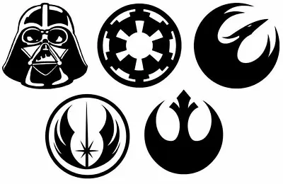 Star Wars Vinyl Decal Sticker Signs Door Car Window StarWars Symbols USA Seller • $2.99