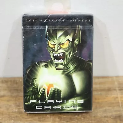 Green Goblin Spiderman Marvel Coated Playing Cards Deck Factory Sealed 2002 • $9.60