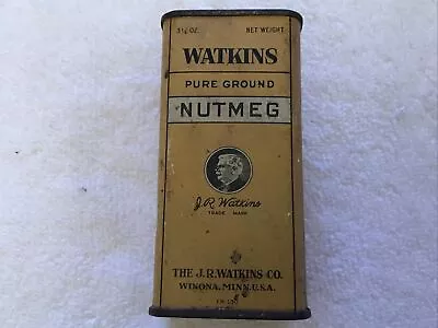 Watkins Nutmeg Vintage Spice Tin Winona Minnesota  • $19.95