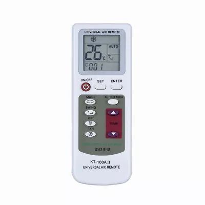 New KT-100A II Universal For TCL Midea Haier LCD Air Conditioner Remote Control • $8.58