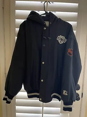 Starter LA Kings 90's Vintage Mens Jacket Coat NHL Size S RARE PLEASE READ • $129.99