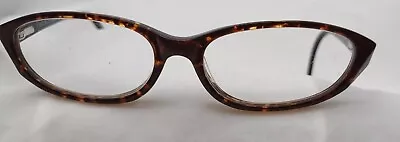 Ellen Tracy Eyeglasses Frame Faro Brown Demi Black 53-16-140 Flex Hinge I941 • $36