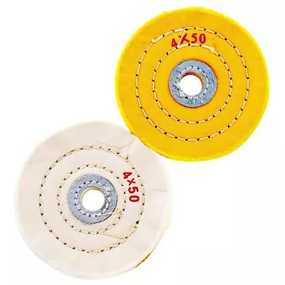 Precision 4 Inch Polish Wheel Pad Kit For Stainless Steel And Aluminum • $26.64