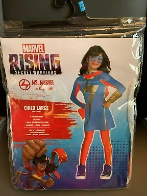 New Marvel Rising Secret Warriors Ms. Marvel Child Costume Halloween Cosplay • $19.99