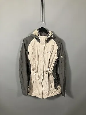 JACK WOLFSKIN TEXAPORE Jacket - UK16 - Grey - Great Condition - Women’s • £31.99