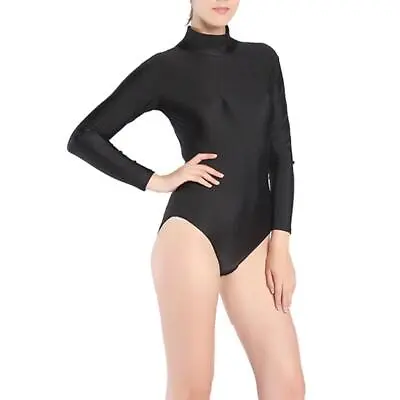 Women's Long Sleeve Swimsuit With Back Zip • £13.88