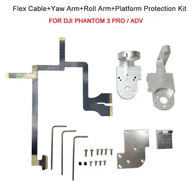 $47.59 • Buy DJI Phantom 3 Pro/Adv Gimbal Yaw And Roll Arm Repair Kit Part + Screw+installer
