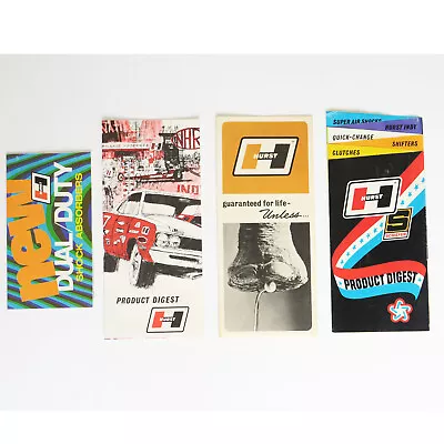 Vintage HURST USA Shifter Sales Literature Flyers From 1960's 1970's (4) Total • $75.99