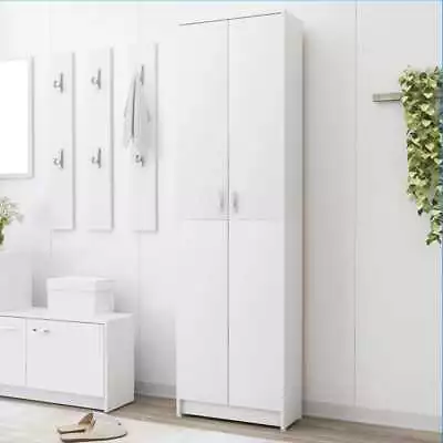 2-Door Wooden Wardrobe Cupboard Storage Cabinet Bedroom Closet Kitchen Pantry • $209.99