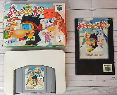 Snowboard Kids For Nintendo 64 (N64) - AUS PAL Complete With Box & Manual • $269.77