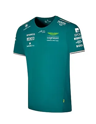 £56 • Buy Aston Martin F1, Fernando Alonso, Driver T Shirt, 2023, Official Merchandise