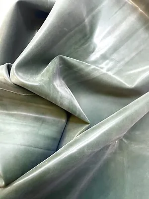 Olive Flat Sheet Latex Rubber 0.40mm Approx 100cmx65cm Roll End W Defects • £7.50