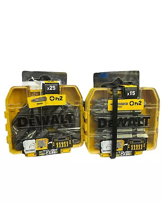 £6.99 • Buy DEWALT - 25mm X Pz2 / 50mm XPz2 Impact Driver Screwdriver Bits With Tough Case
