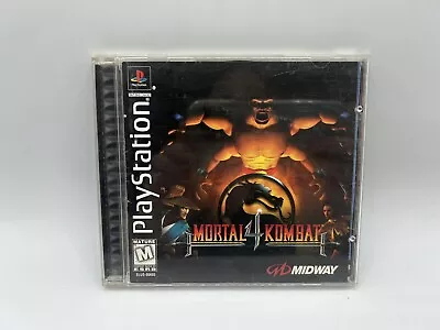 Mortal Kombat 4 PS1 PlayStation 1 Complete CIB W/ Registration Card • $49.98