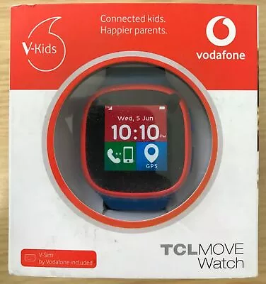 Vodafone V-Kids Watch Smart Watch GPS SOS Tracker Locator Voice Messaging Blue] • $49.47