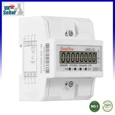 £24.79 • Buy LCD Three-Phase Meter 3 Phase 4-Wire Energy Meter Digital Electric Power 380V