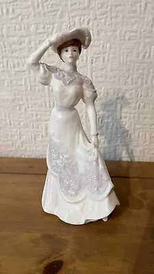Coalport China - Chantilly Lace Figure - Graceful - Young Lady Figurine • £14.99