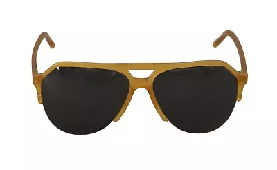$278.41 • Buy DOLCE & GABBANA Sunglasses DG4178 Yellow Plastic Frame Semi Rimless Aviator
