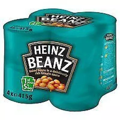 Heinz Baked Beans IN Spicy Spiced Tomatoes Sauce 415g 4er Pack • $18.21