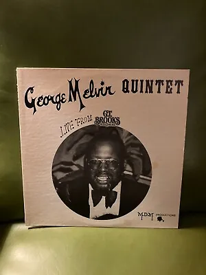 GEORGE MELVIN Quintet LIVE From G.T BROOKS Vinyl LP Private Press Rare Jazz! VG+ • $20