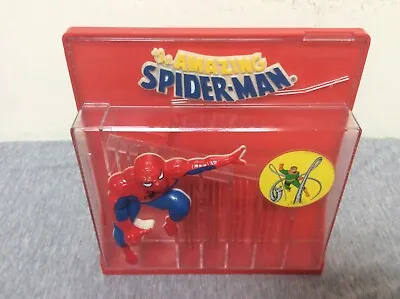 Vintage 1984 Marvel Comics Superior Toy Amazing Spiderman Roll A Coin Bank • $29.99