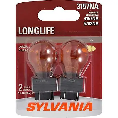 SYLVANIA - 3157NA Long Life Miniature - Amber Bulb Ideal For Parking Side • $8.09