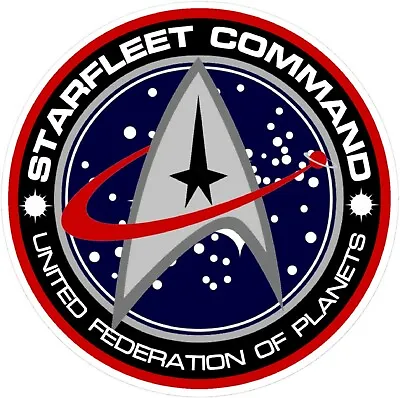 $6.99 • Buy Star Trek Starfleet Ship Logo Vinyl Sticker Decal Car Truck Laptop Window SIZES