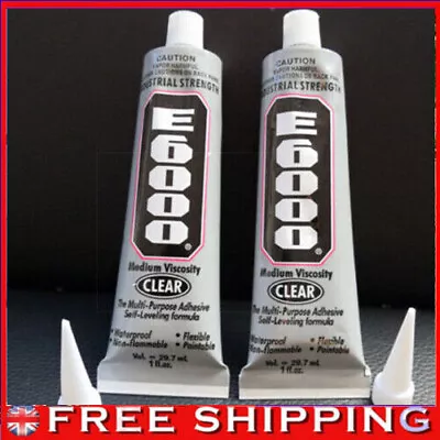 £6.99 • Buy New 110ML E6000 Glue Industrial Strength Crafts Diy Rhinestones UK