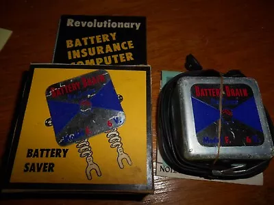 $24.99 • Buy VINTAGE BATTERY BRAIN BATTERY SAVER 6 V HOT / RAT ROD CAR  NOS Accessories