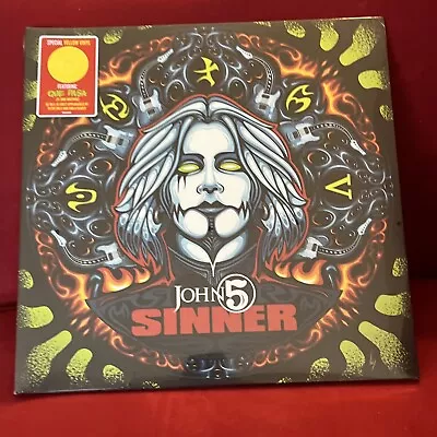 NEW John 5 Sinner Special Yellow Vinyl Record Sealed Marilyn Manson Rob Zombie • $25.99