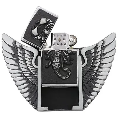 Belt Buckle Lighter Combo Scorpion With Eagle Wings REMOVABLE Fits 1.5  Belt • $15.99